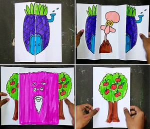 How to Draw - Popup Card Activities for Kids :) | Kids Art & Craft