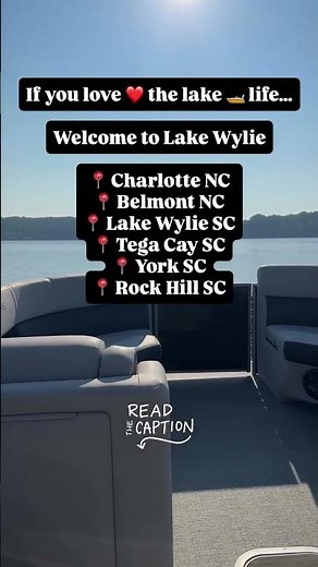 **Lake Wylie living** is where lake days, sunsets, and an incredible lifestyle all come together