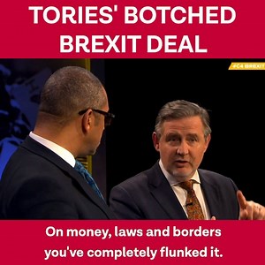 "On money, laws and the border, you've completely flunked it." In case you missed it: Last night Barry Gardiner explained why Theresa May's Brexit deal is a complete disaster 👇 | The Labour Party