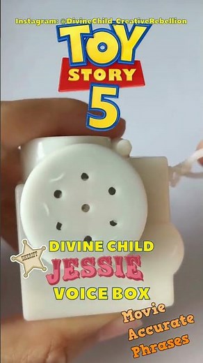 TOY STORY 5 Jessie Pull-String Phrases | Movie-Accurate Voice Box Concept (Joan Cusack) #toystory5