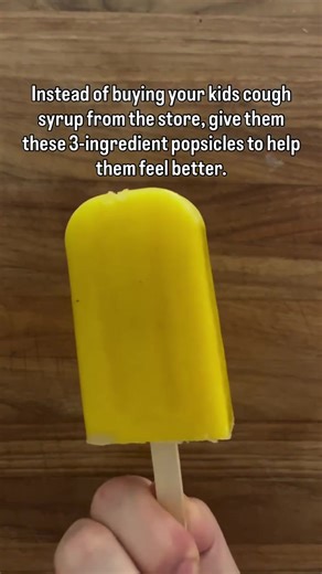 Cough Syrup Popsicles ⬇️ When your kids aren’t feeling great, these popsicles feel like a treat but are actually helping them heal. Pineapple is naturally soothing and contains bromelain, an enzyme found in the core that supports the body’s response to inflammation and helps break up mucus. Keeping the core intact is key to getting the most benefit. Add in raw honey for its natural cough-soothing properties, and you’ve got something far safer and more effective than anything you’d buy at the sto