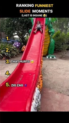 FUNNIEST SLIDE FAILS! 🤣 (Wait for the end) #shorts