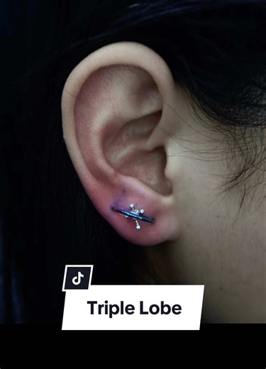 Triple Lobe #triplelobepiercing #xokhuyengiare #xokhuyenquan12 #xokhuyensaigon