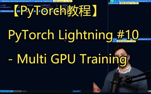 【PyTorch教程】PyTorch Lightning #10 - Multi GPU Training