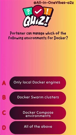 Portainer can manage which of the following environments for Docker?