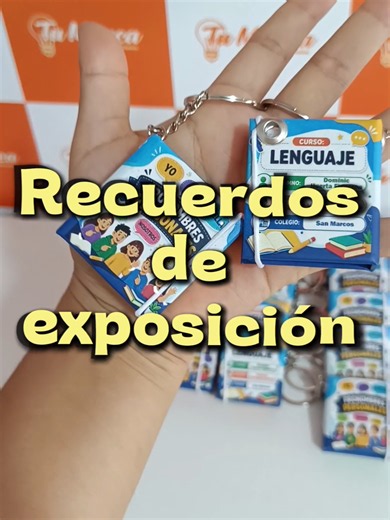 Estos llaveritos son top entre los tipos de recuerdos para exposición que pueden escoger 😎 #llaverospostit #llaverospersonalizados #recuerdodeexposicion #peru🇵🇪 #imprenta