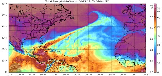 6.5K views · 217 reactions | Precipitable water map here... which is moisture in the atmosphere. Shows the large broad spinnage of Invest 97. With heavy rains heading westbound into Central America the next few days. www.spaghettimodels.com | Mike's Weather Page | Facebook