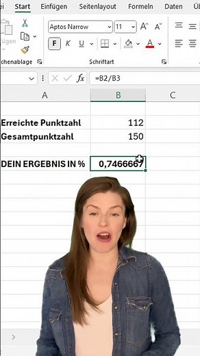 Quickly calculate percentages (%) with Excel! 💡📊 #excel #exceltips #percent #microsoft