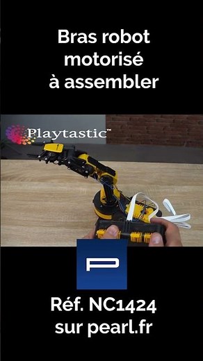 Le bras robot à monter soi-même est disponible sur Pearl.fr