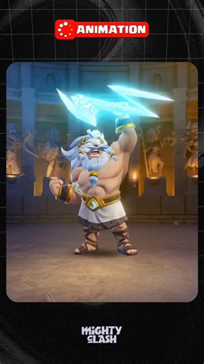 Zeus King Skin Animation 👑 #coc #ZeusKing #gaming