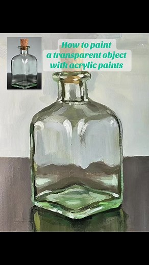 How to Paint Transparent Objects with Acrylic Techniques