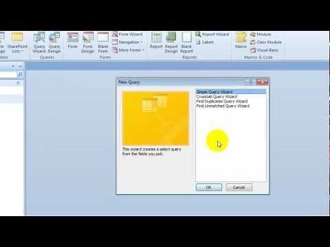 Designing and Running Queries in Access 2010