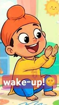“Wake Up Waheguru | Punjabi Kids Morning Song”#trendingshorts #cartoonforkids #3danimation #kids