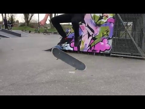 Quad Kick Flip Flat