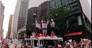 A look back at the Colorado Avalanche's first-ever game in 1995, Stanley Cup win in 1996