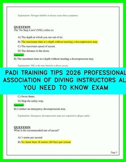 Ace Your 2026 PADI Diving Instructor Certification Exam With These Essential Scuba Secrets