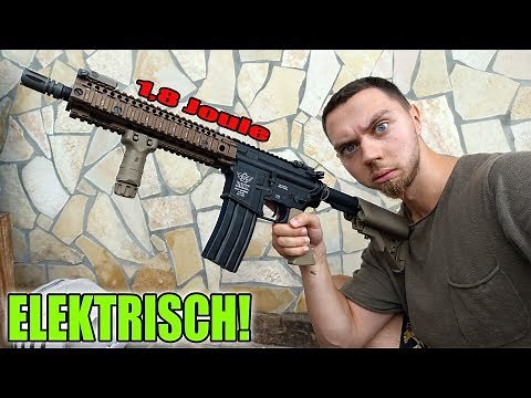 BESTES SOFTAIR GEWEHR - Review und Test schießen! | Bolt B4 MK18 Hellfire (elektrisch)