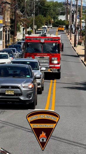 11 reactions | Wharton Fire Department Tower 321 at the Boonton Labor...