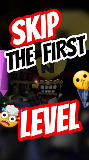 The Crash 2 Tutorial Was ACTUALLY SKIPPABLE! 😮#crashbandicoot #ps1 #retrogaming #gamingsecrets