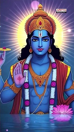 Vishnu Sahasranama Stotram | Complete Chanting | Telugu Devotional Songs | Aditya Bhakthi #Shorts