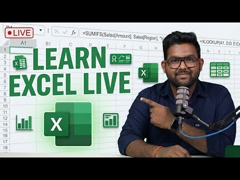 Your First Step to Excel Mastery! (Basics & Live Project) | Excel Bharat