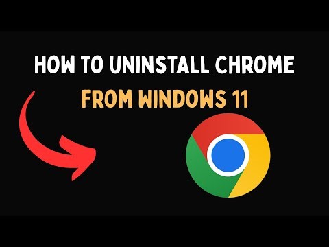 How to uninstall Chrome from Windows 11