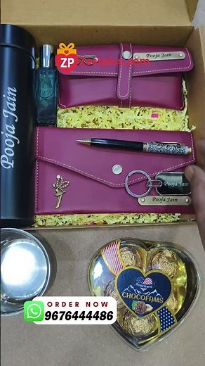 🎁 Premium Personalised Gift Combo for Women | Custom Name Gift Hamper | Zestpics 💖