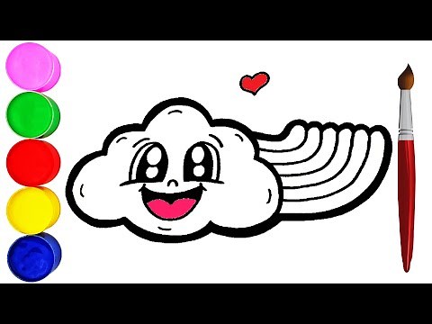 Wolke Zeichnen und Malen für Kinder