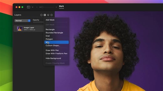 Pixelmator Pro 3.6 supercharges masking with AI and vector masks - Pixelmator Bl