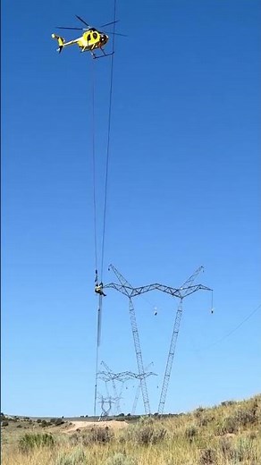 High-Risk, High-Skill: Lineman Pulls Off a Dangerous Maneuver Perfectly #LinemanStrong