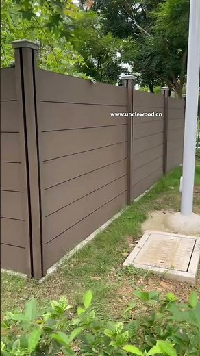 Easy-to-Install WPC Composite Fence for DIY Projects#wpcfence #fenceboard #fencecontractor