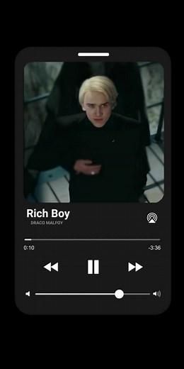 Draco Malfoy Singing 'Rich Boy'