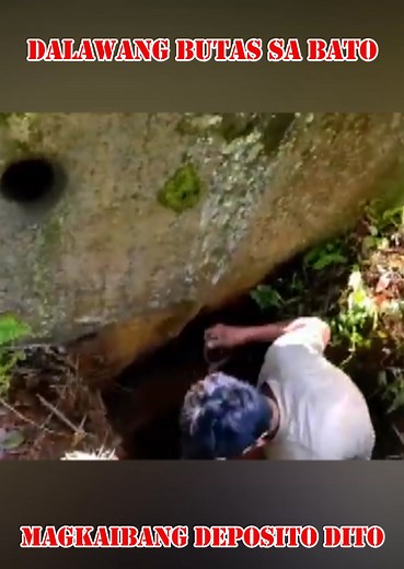 DALAWANG BUTAS SA BATO AY NAGTUTURO SA DEPOSITO #yamaahitatteasureyamaahitatteasure #viralreelsfbpage11 #reelsvideoシシ#viralreelsfbpage #reelsvideoシ#viralpost2025シ | Yamashita Treasure