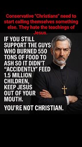 294K views · 18K reactions | Conservative "Christians" need to start calling themselves something else. They hate the teachings of Jesus. | In Defense of America's Traditional Liberal Values | Facebook