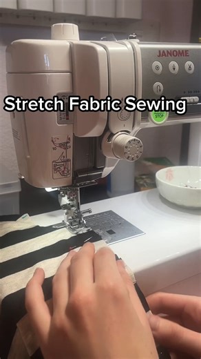 7.1K views · 27 reactions | Janome Maker @knovicecosplay here! Hate working with stretch fabric? You might just be missing the right tools for the job! These tips make sewing stretch a breeze. Tap the link in bio to learn more about the even feed foot, also known as the walking foot! https://janome.pulse.ly/q2zpueeeex | Janome Sewing Machines | Facebook