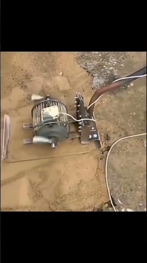 Homemade vibrating plate compactor
