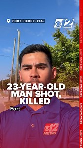 81K views · 538 reactions | DEADLY SHOOTING | Fort Pierce police are investigating a deadly shooting that left a 23-year-old man dead after what officers say was a fight that turned violent. Full story: https://bit.ly/4rjZmy8 | CBS 12 News | Facebook