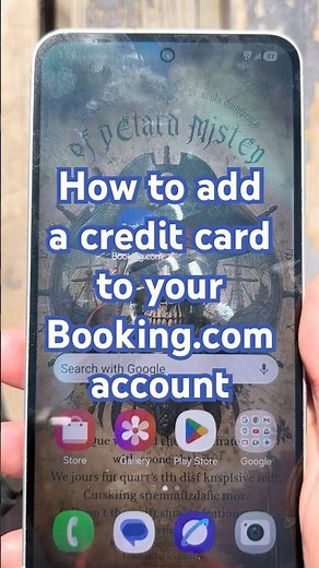 How to add a credit card to your Booking.com account