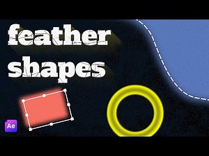 How To FEATHER SHAPES in After Effects | 1MinShow Ep 10