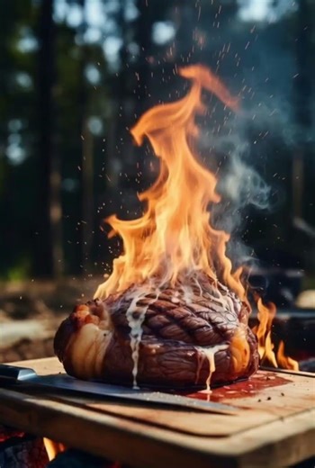 Огонь сделал всё сам 🔥