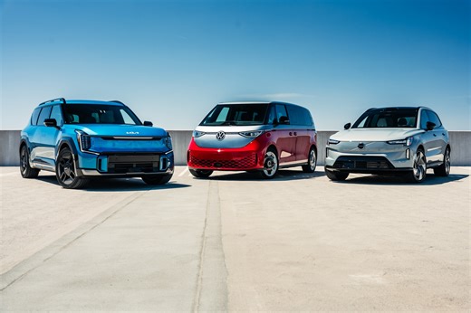 VW ID Buzz vs. Kia EV9 vs. Volvo EX90: The Three-Row EVs Have Arrived