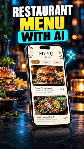 Build This Restaurant Menu Website With AI! 🍔
