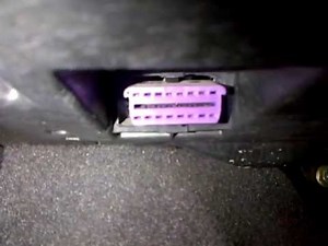 OBD II port on VW Golf Plus
