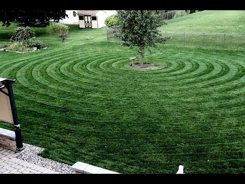 Circular Lawn Striping/Pattern