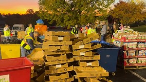 2.3K views · 36 reactions | Amid the ongoing uncertainty over SNAP food benefits, the York County Food Bank saw record numbers of people turn out for a recent food distribution event in Red Lion. Read more: https://www.yorkdispatch.com/story/news/local/2025/11/08/more-residents-turning-to-york-county-food-bank-for-hunger-assistance-as-snap-benefits-disrupted/87109531007/ | The York Dispatch | Facebook