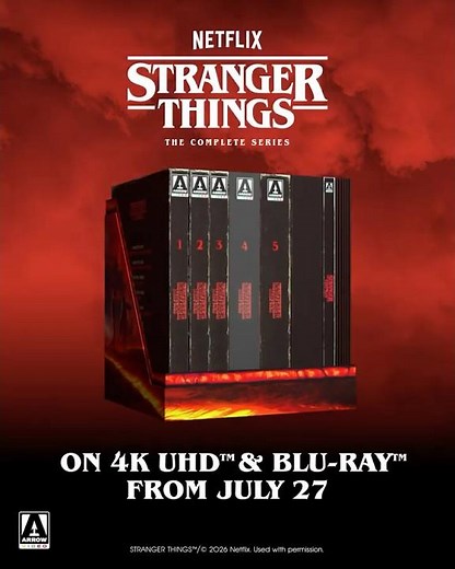 Stranger Things Deluxe Edition on 4K UHD from July 27 #strangerthings #arrowvideo