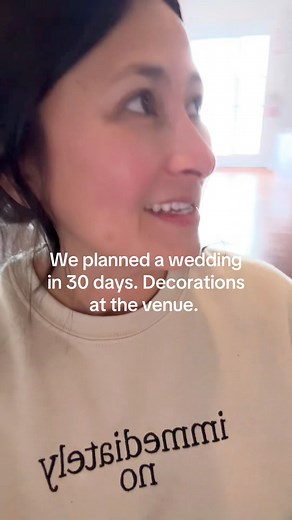 We planned a wedding in 30 days and did it all ourselves! Decorations at the venue. #Wedding #decorations #diy | A Day with Ms. K
