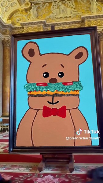 #Meme #MemeCut Bearger. #art #painting #burgers #bearger