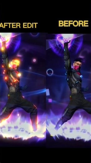 Before Edit vs After Edit ☠️ #shortfeed #shorts #freefire #trending #editingtutorial