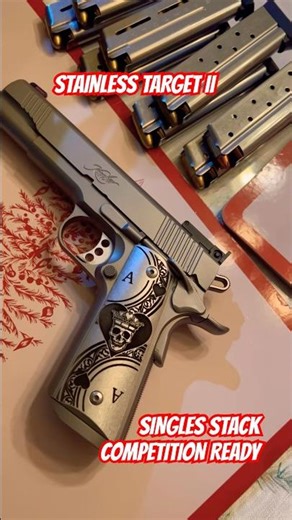 KIMBER STAINLESS TARGET II, Single Stack Competition Ready! #1911 #competitionshooting